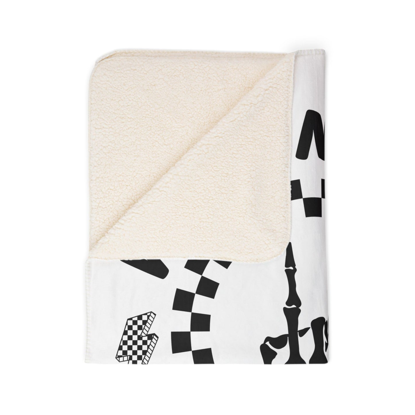 Weekend Racing Fleece Sherpa Blanket