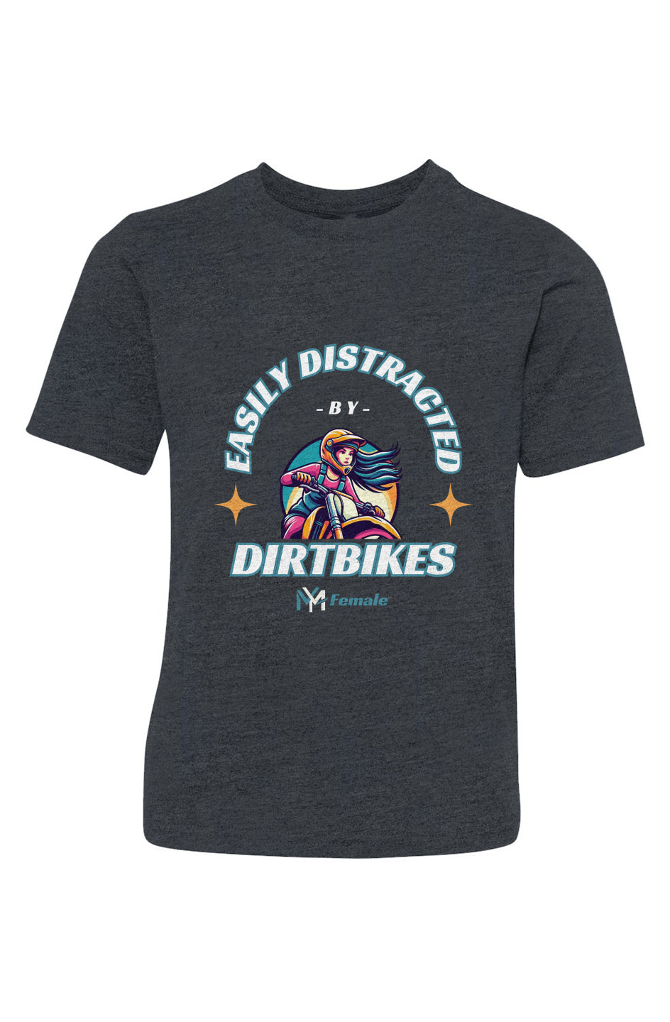 Easily Distracted By Dirtbikes Youth Tee