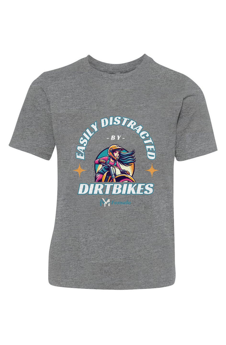 Easily Distracted By Dirtbikes Youth Tee