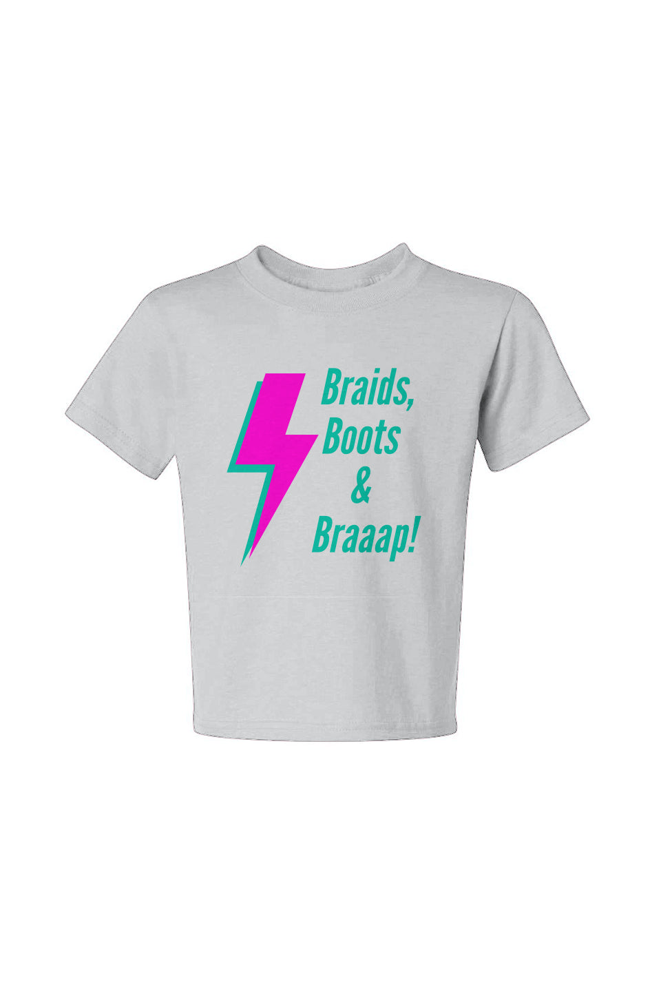 Braids, Boots & Braaap Girls Tee